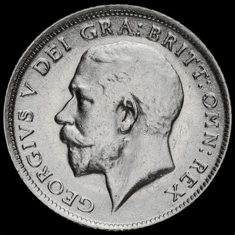 1918 George V Silver Sixpence GVF