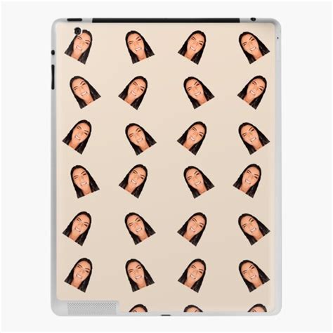 Cute Nude Brown Tik Tok Queen Charli Damelio Tongue Out IPad Case