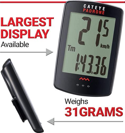Cat Eye Padrone Wireless Bike Computer In Black Track Your Cycling