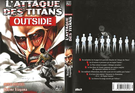 Couvertures Images Et Illustrations De Lattaque Des Titans Outside Guide Officiel 2 De