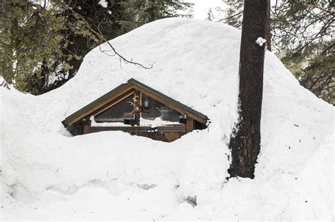 Buried Alive Photos Show Snow Inundating Tahoe Homes