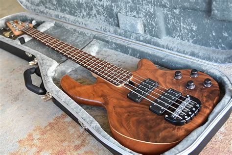 Wal Mk2 2021 Flame Walnut 5 String Bass Guitar Reverb