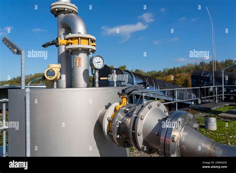 Digester Pipelines Of The Biogas Plant Of The Company Reterra Biogas