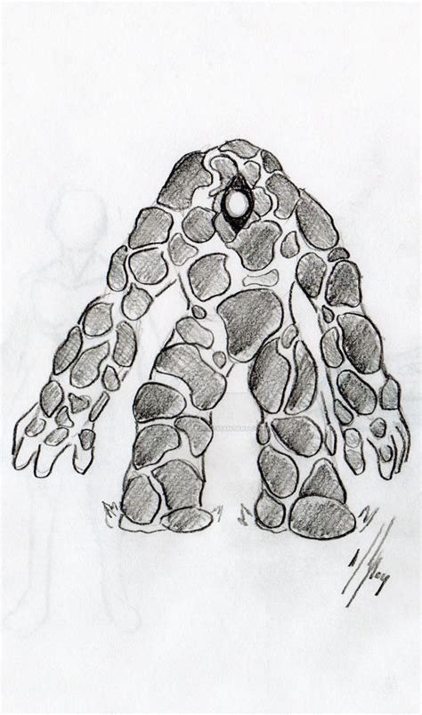 Molten Rock Golem By Message Err On Deviantart