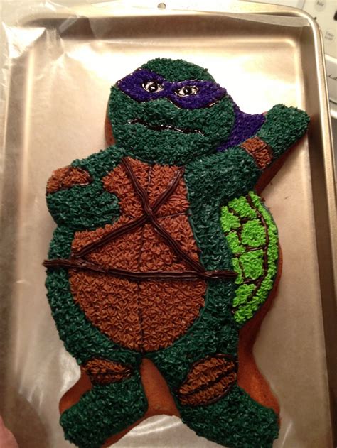 Teenage Mutant Ninja Turtle On A Budget Made From A Barney Pan Since