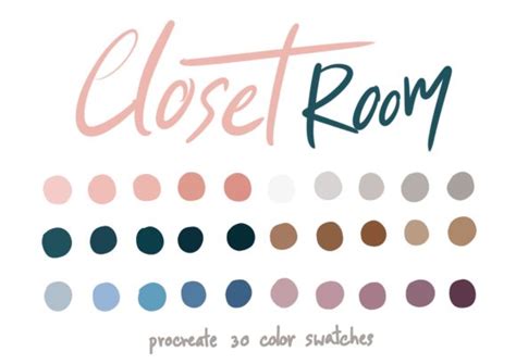 Closet Room Procreate Color Palettes Graphic By Wanida Toffy