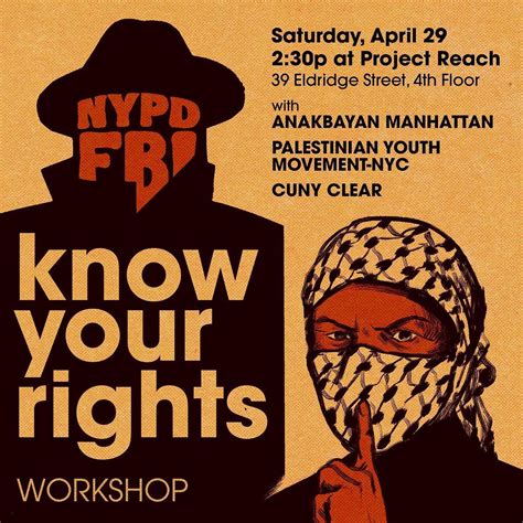 Know Your Rights Workshop Pppa