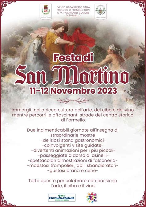 Festa Di San Martino A Formello Rm Italia Eventi News