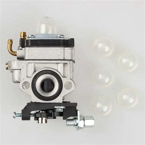 Carburetor Carb With 5 Pcs Primer Bulb For SHINDAIWA T242X T242 LE242