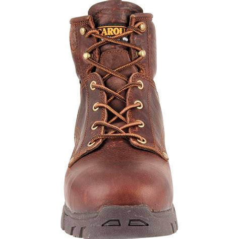 Carolina Men S In Waterproof Composite Toe Work Boots Dark Brown