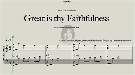 Great Is Thy Faithfulness Easy Piano Great Christian Hymn Youtube