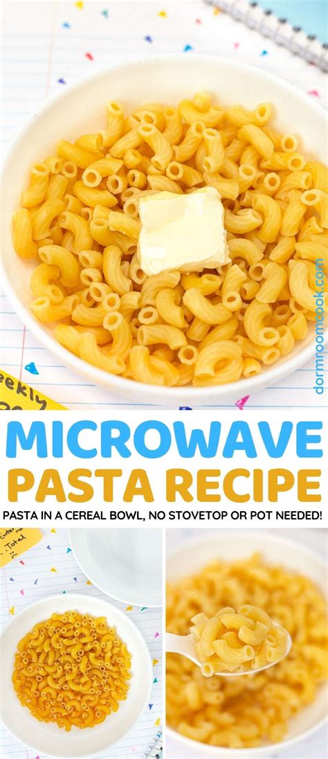 Microwave pasta – Artofit