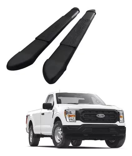 Estribos Ford F150 Lobo Cabina Sencilla 2015 A 2023 Negro 5