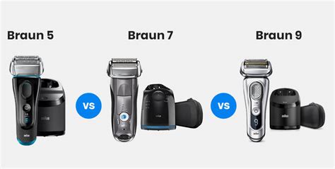 Braun Series 5 Vs 7 Vs 9 - RazorHood