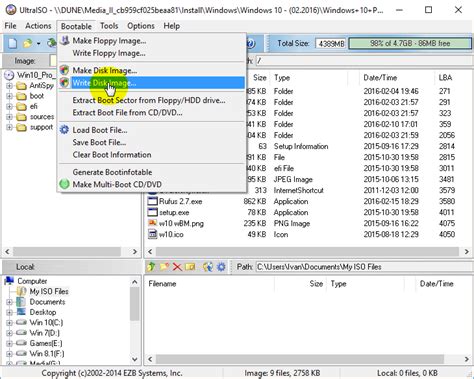 Загрузочная флешка Uefi Windows 10 Ultraiso