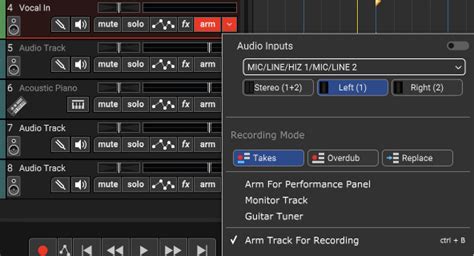 Recording An Audio Track | Acoustica