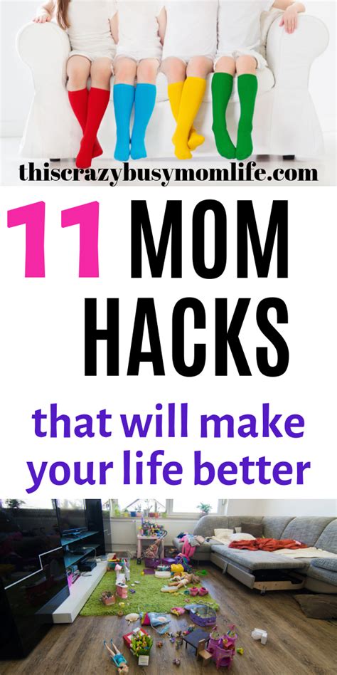 Mom Hacks That Make Life Easier Busy Mom Life Mom Hacks Mom Life