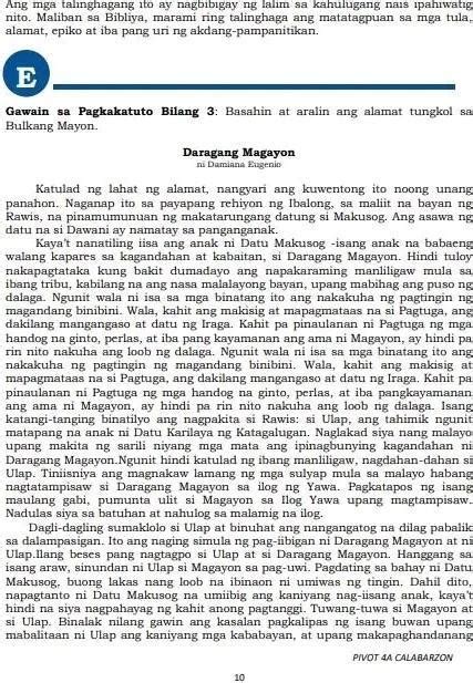 Nagpapakita Ng Talinghaga Alamin Ang Kahulugang Ipinapakita Ng