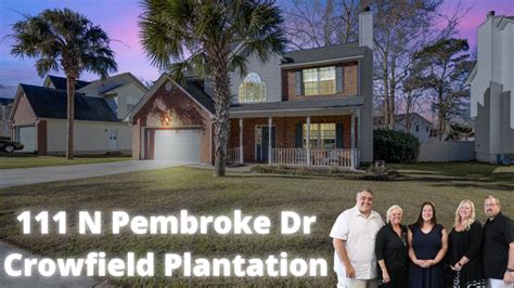 N Pembroke Drive Goose Creek Sc Crowfield Plantation