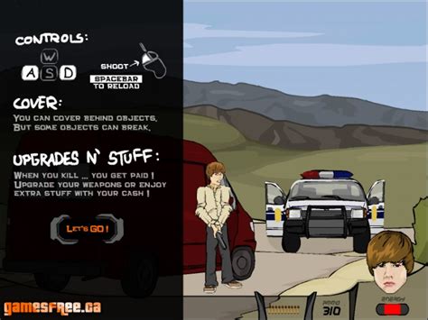 Call Of Bieber Funny Car Games
