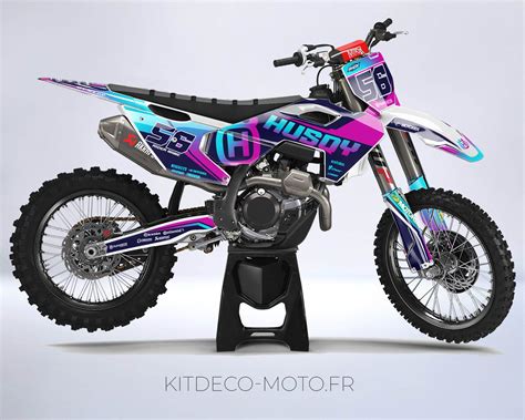 Kit déco Husqvarna TC FC 2023 2024 Dark Neon Boutique Kit Déco Moto