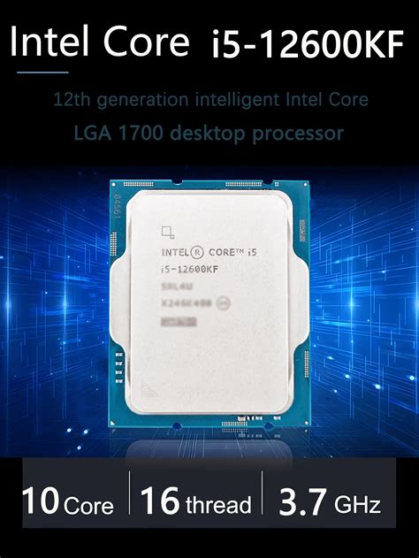 Intel Core I5 12600KF I5 12600KF 3 7GHz 10 Core 16 Thread CPU Processor