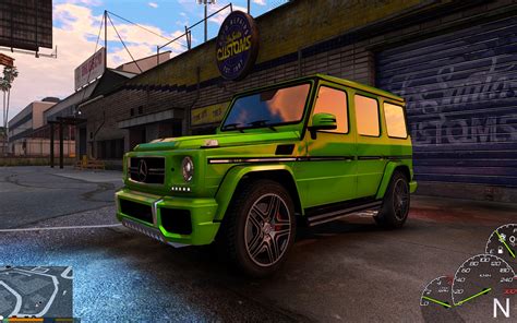 Mercedes Benz G Amg Real Physics Sound Dynamic Gta Mods