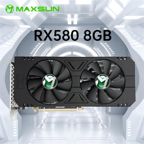 Maxsun Amd Rx Placa Gr Fica De V Deo Novo Gb Sp Gddr Gpu