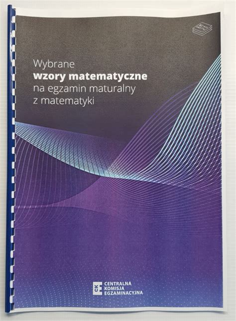 Wybrane Wzory Matematyczne Nowe Karty Wzor W Wo Omin Kup Teraz