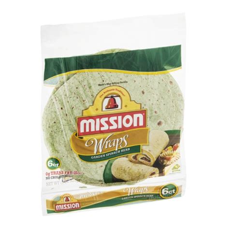 Mission Wraps Garden Spinach Herb 6 Ct Reviews 2019