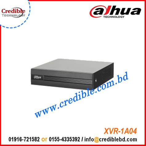 Dahua XVR1A04 | HDTVI DVR 4 Channel Price - CCTV Price Bangladesh