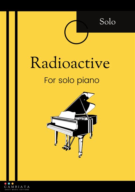 Radioactive Arr Levy Nunes By Imagine Dragons Sheet Music For Piano