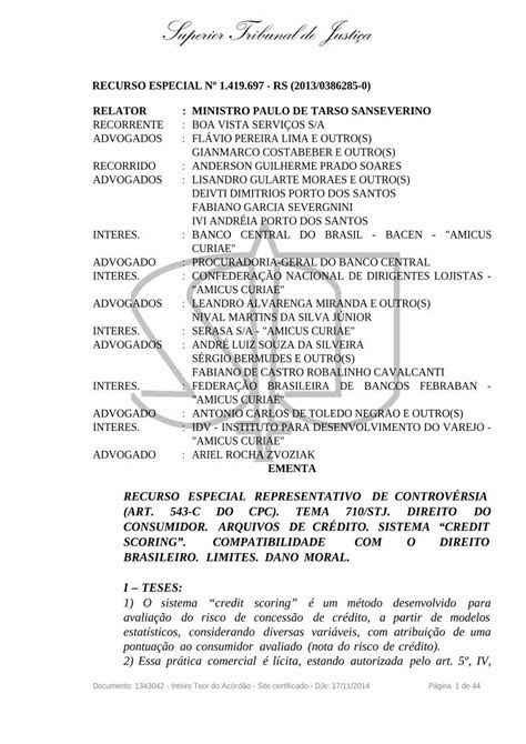 PDF Recurso Repetitivo STJ Concentre Scoring DOKUMEN TIPS