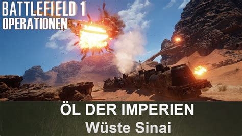 BATTLEFIELD 1 Operationen Öl der Imperien Wüste Sinai Britisches