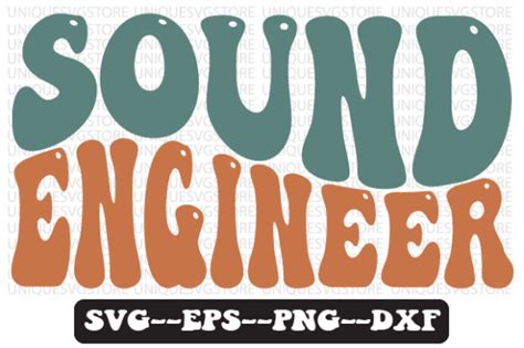 Sound Engineer Retro Wavy Svg Design Graphic By Uniquesvgstore