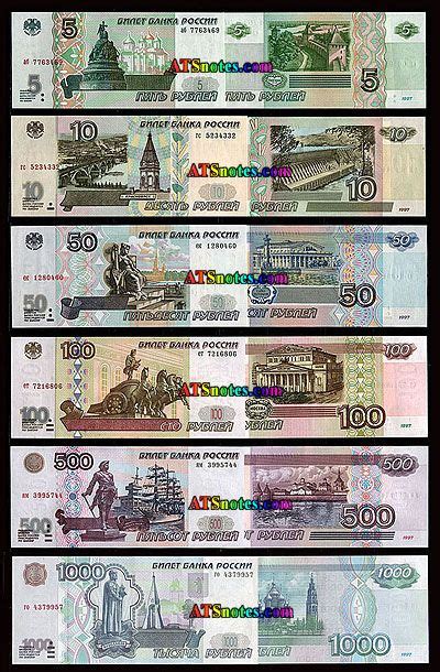 Russia banknotes - Russia paper money catalog and Russian currency ...