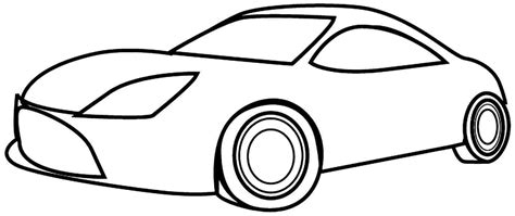 Car Colouring Pages for Toddlers