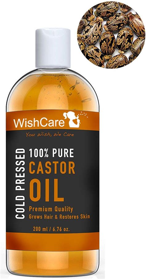 Buy Wishcare Premium Cold Pressed Castor Oil 200ml Online Purplle