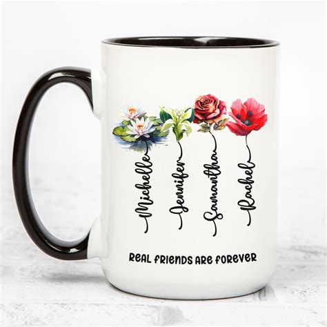 Custom Birth Month Flower Mug Plant Friend Mug Birthday T Custom