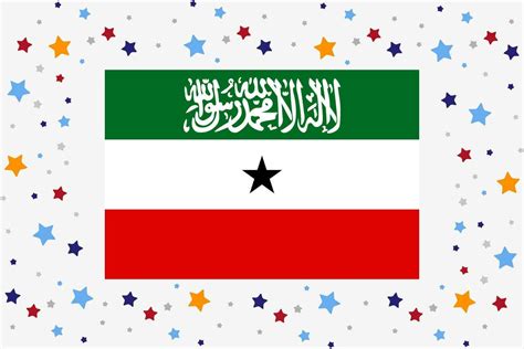 Somaliland Flag Independence Day Celebration With Stars 34968980 Vector ...