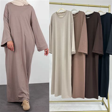 Robe Longue Musulmane Pour Femmes Sweat Shirt Abaya Abayas D Contract