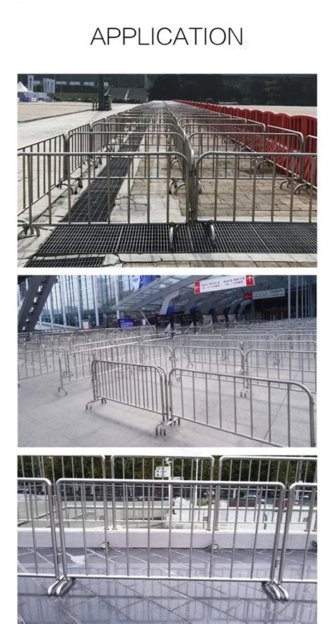 Stainless Steel Crowd Control Barriers