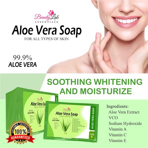 Beauty Lab Essentials Aloe Vera Soap Ew Aloe Vera Moisturizing