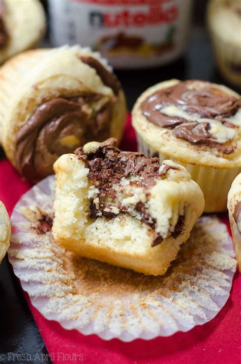 Nutella Swirl Muffins