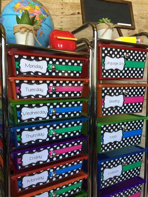 Teaching With Terhune: Classroom Organization Storage Ideas {10 and 5 ...