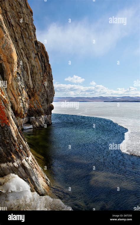 baikal in winter Stock Photo - Alamy