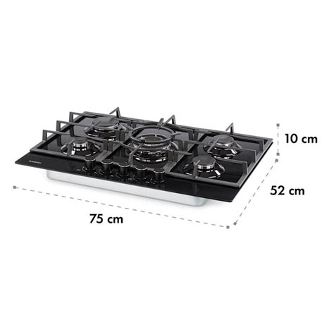 Klarstein Ignito Table De Cuisson Gaz Zones Br Leurs Sabaf