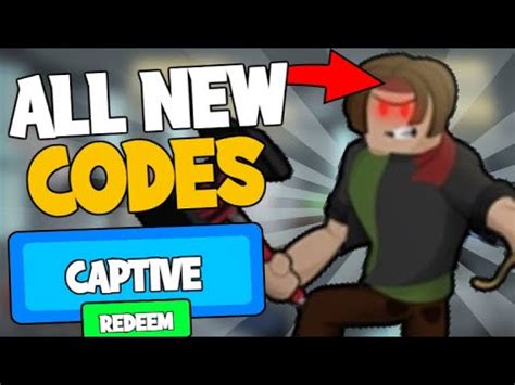 ALL CAPTIVE CODES November 2021 ROBLOX Codes SECRET WORKING