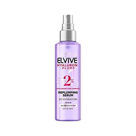 Loreal Paris Elvive Hyaluron Plump Hair Serum Hyaluronic Acid For Dry Hair Paraben Free 44