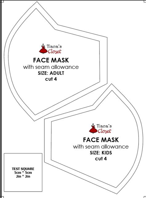 The Little Sewist: Free pdf pattern: Fitted face mask